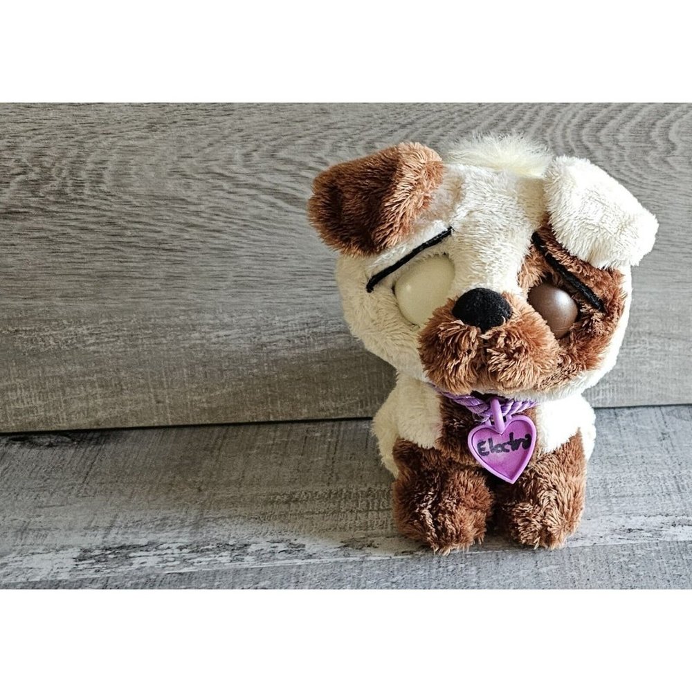 Just Born Rescue Pets Brown Puppy Dog Interactive Plush Stuffed Animal Toy 6”